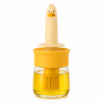 Cute Duck Silicone Oil Brush & Dispenser Bottle for Cooking, BBQ & Baking