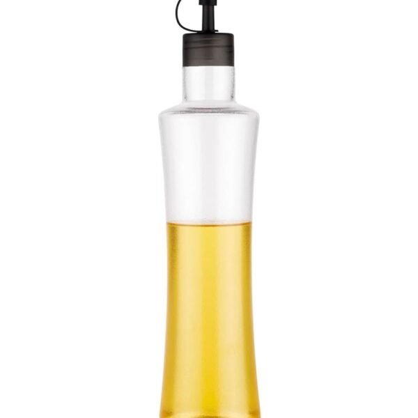 Oil Dispenser Bottle for Kitchen | Leakproof Olive Oil & Vinegar Bottle with Pour Spout | Transparent Cooking Oil Container for Home & Restaurant Use